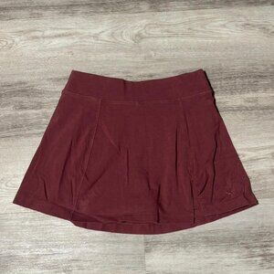 Burgundy Victoria's Secret Pink mini skirt #miniskirt